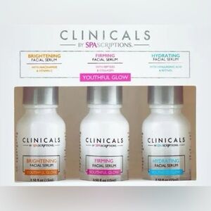 NEW - CLINICALS Skincare Serum Trio